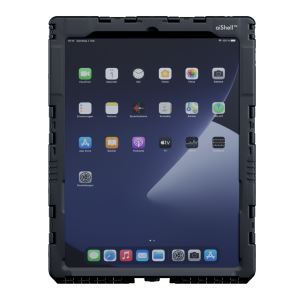 aiShell 12, schwarz Schutzgehuse mit Touchfolie UV fr Apple iPad Pro 12.9 3/4/5/6