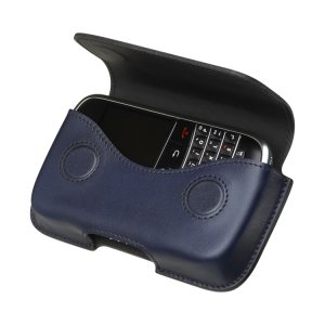 Blackberry Ledertasche Folio mit Handschlaufe, blau f�r Blackberry 9000 Bold Produktbild 2