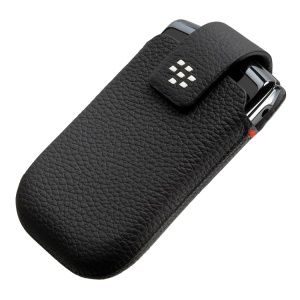 Blackberry original Lederholster (Leather Swivel Holster), schwarz Produktbild 1