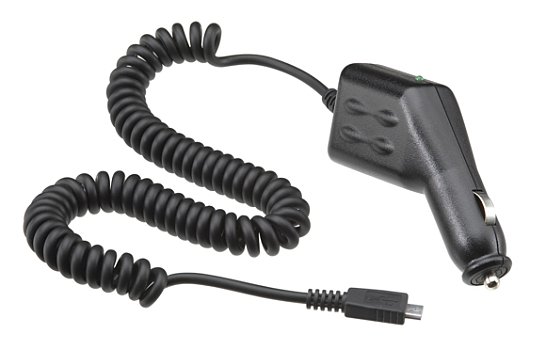 Blackberry Kfz Ladekabel (12V) mit microUSB Anschluss (ACC-18083-201) f�r Blackberry 9500 Storm Produktbild 1