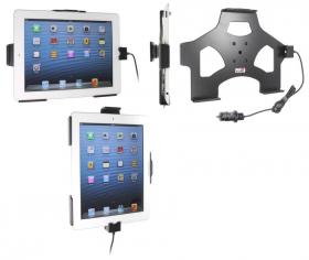 Brodit KFZ Halter mit Ladekabel 521520 fr Apple iPad 4 (2012 - Modelle A1458, A1459, A1460)