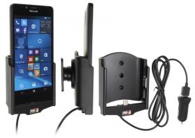 Brodit KFZ Halter mit Ladekabel 521829 fr Microsoft Lumia 950