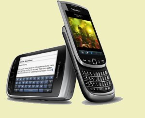 BlackBerry Torch 9810 mit Tastatur und Touchscreen
