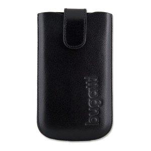 bugatti universal Ledertasche SlimCase, schwarz, Gr��e M Produktbild 1