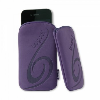 bugatti Universaltasche SlimCase, lila Gr��e M (122 x 75mm) f�r HTC Touch Diamond 2 Produktbild 1