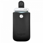 Bild von: bugatti Ledertasche SlimCase, schwarz, Gr��e SL f�r Samsung Galaxy S I9003