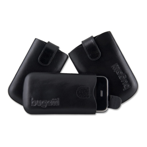 bugatti Ledertasche SlimCase, schwarz, Gr��e SL f�r Samsung Galaxy S I9003 Produktbild 2