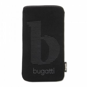bugatti Universaltasche SlimCase SoftTouchNeopren mit shadow b Schriftzug, Gr��e M (122 x 75mm) f�r HTC Touch/ P3450/ Elf Produktbild 1