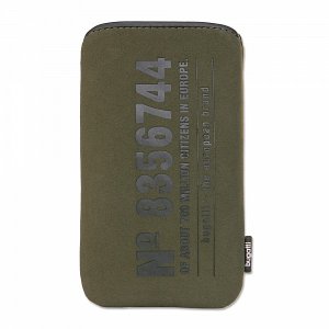 bugatti Universaltasche SlimCase SoftTouchNeopren, olive, Gr��e M (122 x 75mm) f�r HTC Touch 2 Produktbild 1