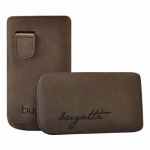 Bild von: bugatti Perfect Velvety Nubukleder Tasche, chocolate (07828) f�r Apple iPhone 4S
