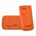 Bild von: bugatti Perfect Velvety Nubukleder Tasche, mandarin (07830) f�r Apple iPhone 4S