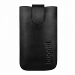 Bild von: bugatti SlimCase Leather Classic XL, black (08041) f�r HTC Titan