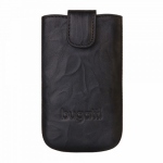 Bild von: bugatti SlimCase Leather Unique M, carbon (07806) f�r Garmin n�vifone M10