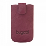Bild von: bugatti SlimCase Leather Unique XL, burgundy (08095) f�r HTC Titan