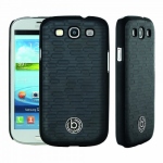 Bild von: bugatti ClipOn Cover, black brick (08138) f�r Samsung Galaxy S3 I9300