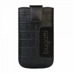 Bild von: bugatti SlimCase Leather Croco XL, black (08105) f�r Samsung Galaxy S3 I9300