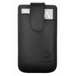 Bild von: bugatti SlimCase Leather Premium M, black (08076) f�r Motorola Motoluxe