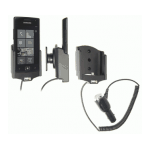 Bild von: Brodit passgenauer Kfz Halter mit Kugelgelenk und Kfz Ladekabel 512314  f�r Samsung Omnia W i8350