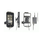 Bild von: Brodit passgenauer Kfz Halter mit Kugelgelenk und Festeinbaukabel (Molex Anschluss) 513296 f�r HTC Titan