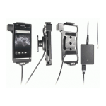 Bild von: Brodit passgenauer Kfz Halter mit Kugelgelenk und Festeinbaukabel (Molex Anschluss) 513406 f�r Sony Xperia P