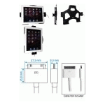 Bild von: Brodit passgenauer Kfz Halter mit Kugelgelenk und Ladekabel Fixierung 515244 f�r Apple iPad 2