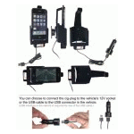 Bild von: Brodit passgenauer Kfz Halter mit Kugelgelenk und Kfz Ladekabel 521023  f�r Apple iPhone 3G S