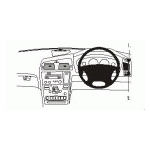 Bild von: Brodit ProClip 602778, rechts f�r Volvo V70 N (Bj. 2000-2008, Lenkrad rechts)