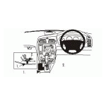 Bild von: Brodit ProClip 632985, Mittelkonsole, oben. NUR f�r Cross Country f�r Volvo V70 N (Bj. 2000-2004, Lenkrad rechts)