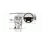 Bild von: Brodit ProClip 633497, Mittelkonsole, NICHT f�r Cross Country f�r Volvo V70 N (Bj. 2005-2008, Lenkrad rechts)