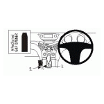 Bild von: Brodit ProClip 633709, Mittelkonsole f�r Subaru Tribeca (Bj. 2006-2013, Lenkrad rechts)