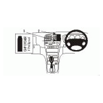 Bild von: Brodit ProClip 652677, Armaturenbrett, Mitte f�r Hyundai Sonata (Bj. 1999-2001, Lenkrad rechts)