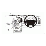 Bild von: Brodit ProClip 652777, Armaturenbrett, Mitte f�r Volvo V70 N (Bj. 2000-2008, Lenkrad rechts)