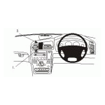 Bild von: Brodit ProClip 652982, Armaturenbrett, Mitte, links f�r Volvo V70 N (Bj. 2000-2008, Lenkrad rechts)