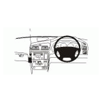 Bild von: Brodit ProClip 653499, Abgewinkelt, NUR f�r Panele mit Holzmaserung f�r Volvo V70 N (Bj. 2005-2008, Lenkrad rechts)