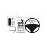 Bild von: Brodit ProClip 653747, Armaturenbrett, Mitte f�r Hyundai Getz (Bj. 2006-2010, Lenkrad rechts)