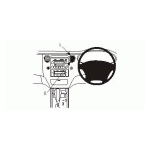 Bild von: Brodit ProClip 653826, Armaturenbrett, Mitte f�r Hyundai Grandeur (Bj. 2006-2009, Lenkrad rechts)