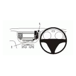 Bild von: Brodit ProClip 653963, Armaturenbrett, Mitte f�r Kia Rio (Bj. 2006-2011, Lenkrad rechts)
