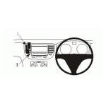 Bild von: Brodit ProClip 653964, Abgewinkelt f�r Kia Rio (Bj. 2006-2011, Lenkrad rechts)