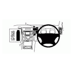 Bild von: Brodit ProClip 654671, Armaturenbrett, Mitte f�r Hyundai Sonata (Bj. 2011-2013, Lenkrad rechts)