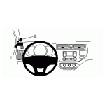 Bild von: Brodit ProClip 804690, links f�r Kia Rio (Bj. 2012-2013, Lenkrad links)