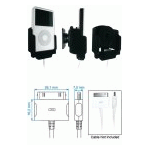 Bild von: Brodit passgenauer Kfz Halter mit Kugelgelenk und Ladekabel Fixierung 840651 f�r Apple iPod 5th Generation Video 60 GB