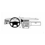 Bild von: Brodit ProClip 852110, Armaturenbrett, Mitte f�r Volvo 740 (Bj. 1982-1990, Lenkrad links)