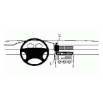 Bild von: Brodit ProClip 852319, Armaturenbrett, Mitte f�r Rover 400/45 (Bj. 1995-2003, Lenkrad links)