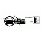 Bild von: Brodit ProClip 852499, Armaturenbrett, Mitte f�r Hyundai H 100 (Bj. 1997-2005, Lenkrad links)