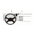 Bild von: Brodit ProClip 852859, Armaturenbrett, Mitte f�r Volvo FL6 (Bj. 2000-2006, Lenkrad links)