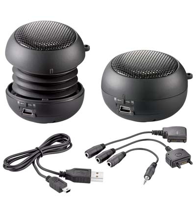 Soundball, aktiver Mini Lautsprecher (schwarz) Produktbild 1