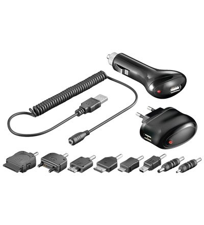 Universal Ladekit f�r USB, 12V und 230V f�r HTC S520 / Snap Produktbild 1