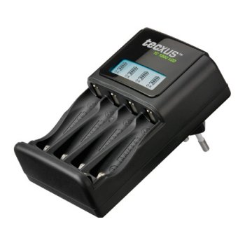 Steckerladeger�t f�r Micro (AAA) und Mignon (AA) Akkus mit LCD Display Produktbild 1