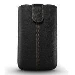 Bild von: Universal Ledertasche Elegance, schwarz, Gr��e XL (vertikal) f�r Sony Ericsson Xperia X10