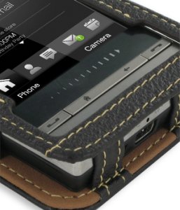 EIXO Ledertasche Flip-Style BiColor f�r HTC Touch Diamond 2 Produktbild 2